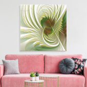 Soft and tenderness fractal fantasy flowers canvas afdruk (Insitu (Woonkamer))