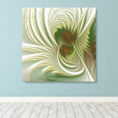 Soft and tenderness fractal fantasy flowers canvas afdruk (Insitu (Houten vloer))