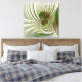 Soft and tenderness fractal fantasy flowers canvas afdruk (Insitu (Slaapkamer))