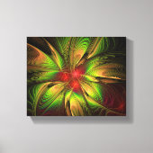 Soft and tenderness fractal fantasy flowers canvas afdruk (Voorkant)