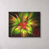 Soft and tenderness fractal fantasy flowers canvas afdruk (Voorkant)