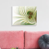 Soft and tenderness fractal fantasy flowers canvas afdruk (Insitu (Woonkamer))