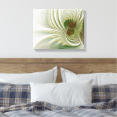 Soft and tenderness fractal fantasy flowers canvas afdruk (Insitu (Slaapkamer))
