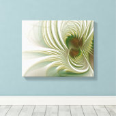 Soft and tenderness fractal fantasy flowers canvas afdruk (Insitu (Houten vloer))