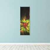 Soft and tenderness fractal fantasy flowers canvas afdruk (Insitu (Houten vloer))