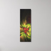 Soft and tenderness fractal fantasy flowers canvas afdruk (Voorkant)