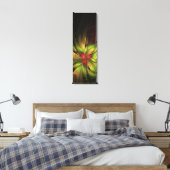 Soft and tenderness fractal fantasy flowers canvas afdruk (Insitu (Slaapkamer))