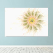 Soft and tenderness fractal fantasy flowers canvas afdruk (Insitu (Houten vloer))