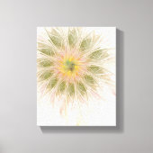 Soft and tenderness fractal fantasy flowers canvas afdruk (Voorkant)