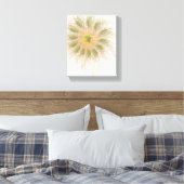 Soft and tenderness fractal fantasy flowers canvas afdruk (Insitu (Slaapkamer))