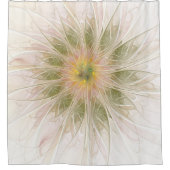 Soft and tenderness fractal fantasy flowers douchegordijn (Voorkant)