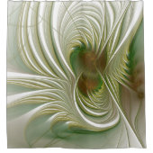 Soft and tenderness fractal fantasy flowers douchegordijn (Voorkant)