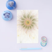 Soft and tenderness fractal fantasy flowers flyer (Enkel)
