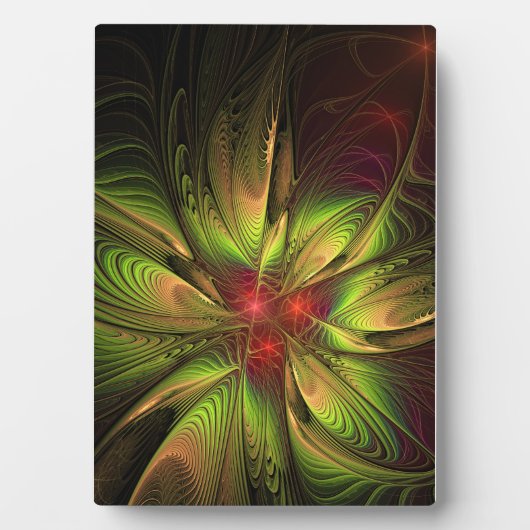 Soft and tenderness fractal fantasy flowers fotoplaat (voorkant)