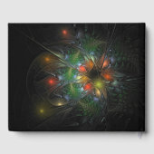 Soft and tenderness fractal fantasy flowers gastenboek (Achterkant)