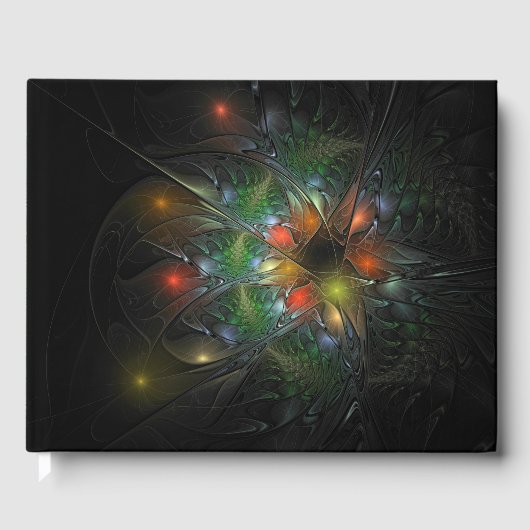 Soft and tenderness fractal fantasy flowers gastenboek (Voorkant)