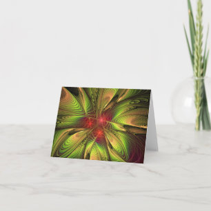 Soft and tenderness fractal fantasy flowers kaart