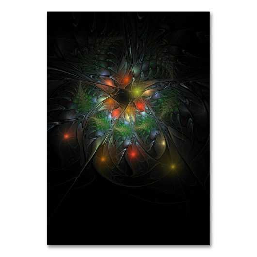 Soft and tenderness fractal fantasy flowers kaart (Voorkant)