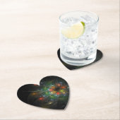 Soft and tenderness fractal fantasy flowers kartonnen onderzetters (Insitu)