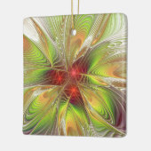 Soft and tenderness fractal fantasy flowers keramisch ornament (Links)
