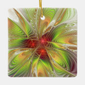 Soft and tenderness fractal fantasy flowers keramisch ornament (Voorkant)