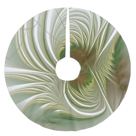 Soft and tenderness fractal fantasy flowers kerstboom rok (Voorkant)