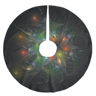 Soft and tenderness fractal fantasy flowers kerstboom rok