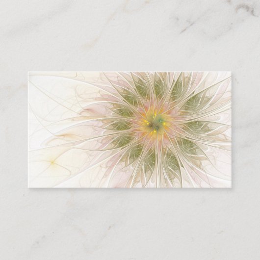 Soft and tenderness fractal fantasy flowers kortingskaartje (Voorkant)