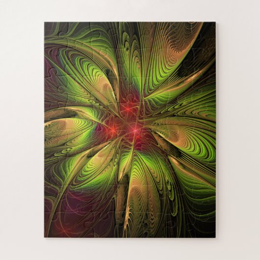 Soft and tenderness fractal fantasy flowers legpuzzel (Verticaal)