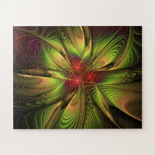 Soft and tenderness fractal fantasy flowers legpuzzel (Horizontaal)