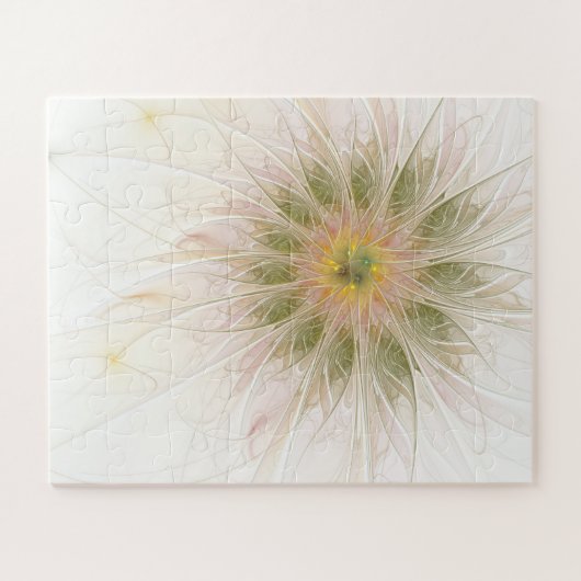 Soft and tenderness fractal fantasy flowers legpuzzel (Horizontaal)