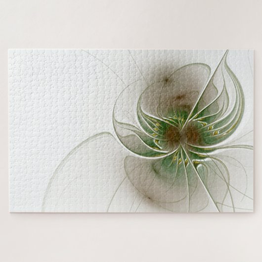 Soft and tenderness fractal fantasy flowers legpuzzel (Horizontaal)