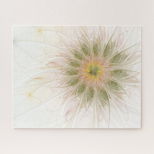 Soft and tenderness fractal fantasy flowers legpuzzel (Horizontaal)