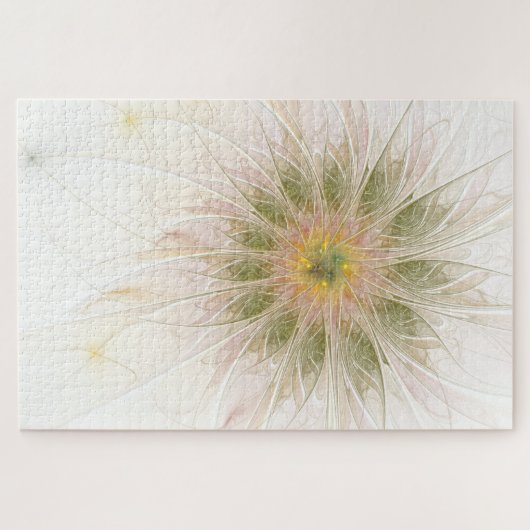 Soft and tenderness fractal fantasy flowers legpuzzel (Horizontaal)