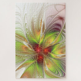 Soft and tenderness fractal fantasy flowers legpuzzel