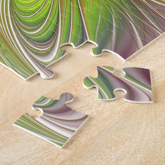 Soft and tenderness fractal fantasy flowers legpuzzel (Zijkant)