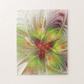 Soft and tenderness fractal fantasy flowers legpuzzel (Verticaal)