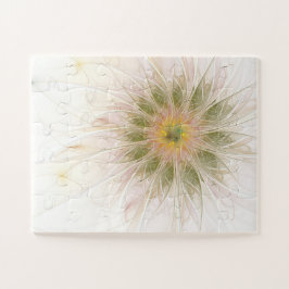 Soft and tenderness fractal fantasy flowers legpuzzel
