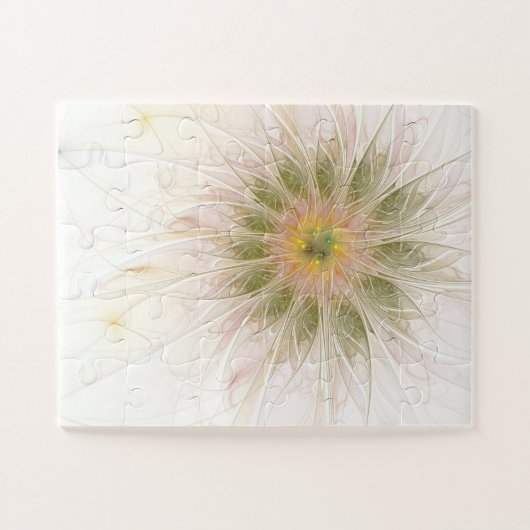 Soft and tenderness fractal fantasy flowers legpuzzel (Horizontaal)