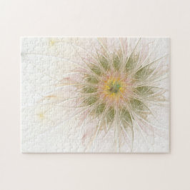 Soft and tenderness fractal fantasy flowers legpuzzel