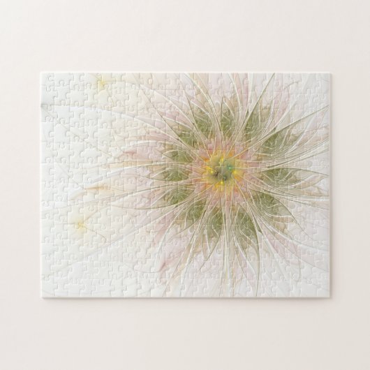 Soft and tenderness fractal fantasy flowers legpuzzel (Horizontaal)