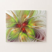 Soft and tenderness fractal fantasy flowers legpuzzel (Horizontaal)