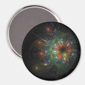 Soft and tenderness fractal fantasy flowers magneet (Voorkant / Achterkant)