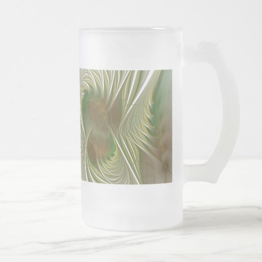 Soft and tenderness fractal fantasy flowers matglas bierpul (Rechts)