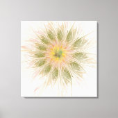 Soft and tenderness fractal fantasy flowers metal canvas afdruk (Voorkant)