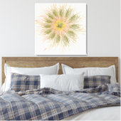 Soft and tenderness fractal fantasy flowers  metal canvas afdruk (Insitu (Slaapkamer))