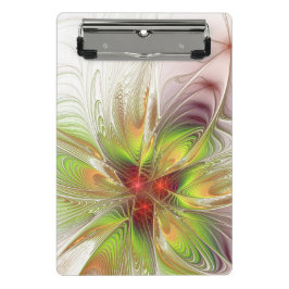 Soft and tenderness fractal fantasy flowers mini klembord