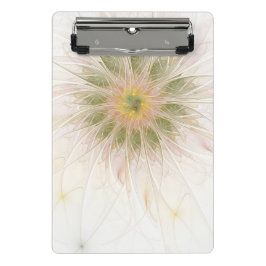 Soft and tenderness fractal fantasy flowers mini klembord