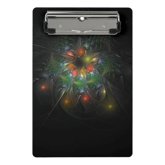 Soft and tenderness fractal fantasy flowers mini klembord (Voorkant)