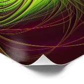 Soft and tenderness fractal fantasy flowers perfect poster (Hoek)